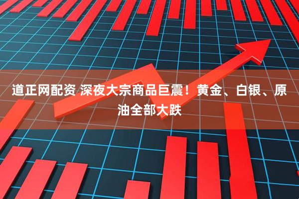 道正网配资 深夜大宗商品巨震！黄金、白银、原油全部大跌